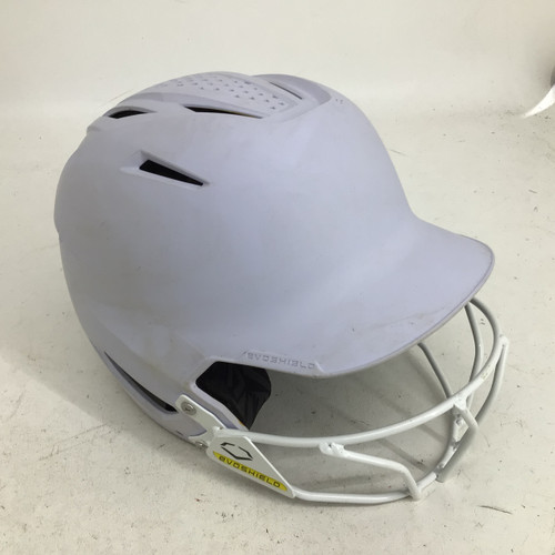 Vist Large View of Product Image Which is Used Evoshield WB575 SM SB HELMET Batting Helmet w/Mask White SM