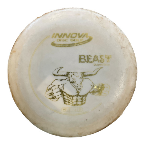 Vist Large View of Product Image Which is Used Innova DX BEAST Disc Golf Driver White 172g