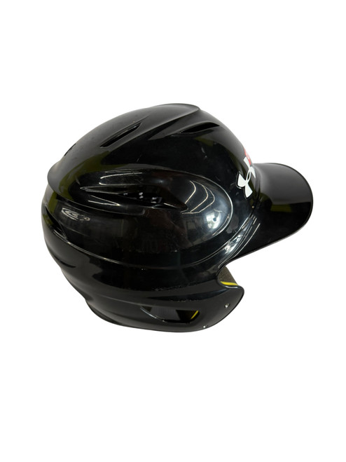Vist Large View of Product Image Which is Used Under Armour UABH100 Batting Helmet No Mask Black LG