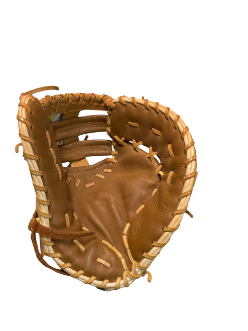 Vist Large View of Product Image Which is Used Mizuno FRANCHISE BB/SB First Base RH Throw Tan 12 1/2"