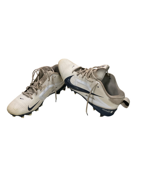 Vist Large View of Product Image Which is Used Nike ALPHA BB/SB Cleats White Senior 11.5