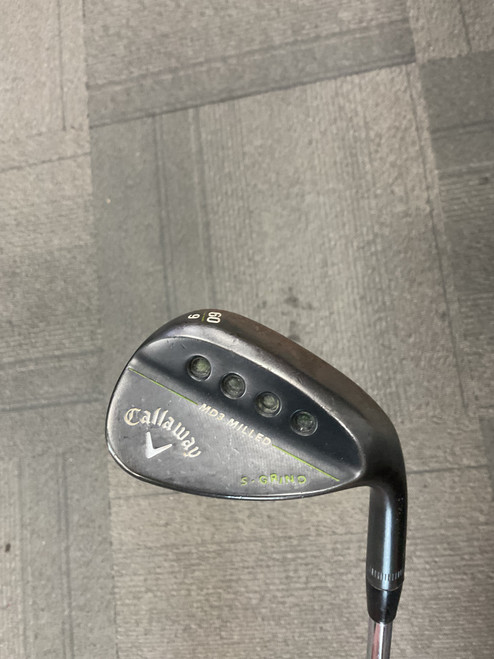 Vist Large View of Product Image Which is Used Callaway MD3 MILLED S GRIND Golf Wedge Mens RH 60 Degree