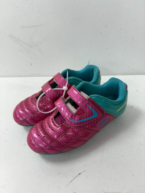 Vist Large View of Product Image Which is Used Rawlings 66 STADIO V Soccer Cleats Pink Youth 13.0