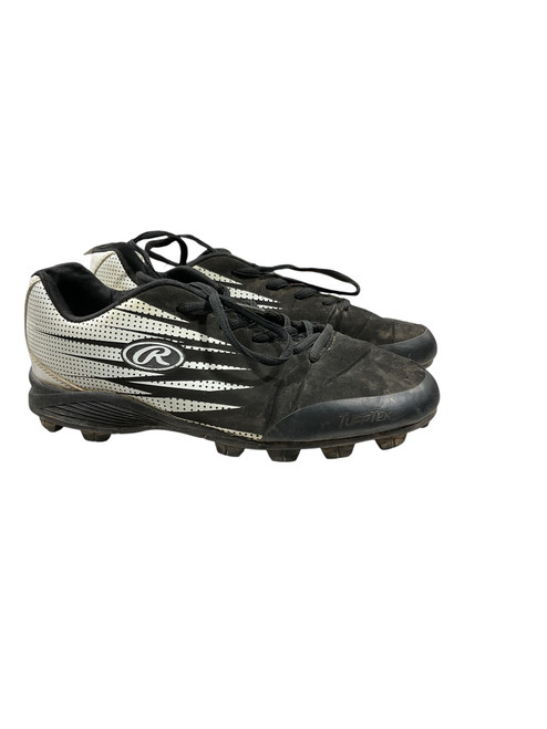 Vist Large View of Product Image Which is Used Rawlings BB/SB Cleats Black Junior 06