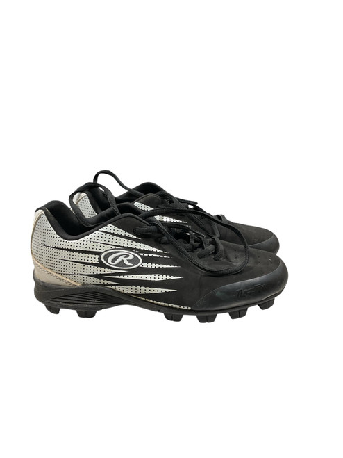 Vist Large View of Product Image Which is Used Rawlings CLEATS BB/SB Cleats Black Junior 04