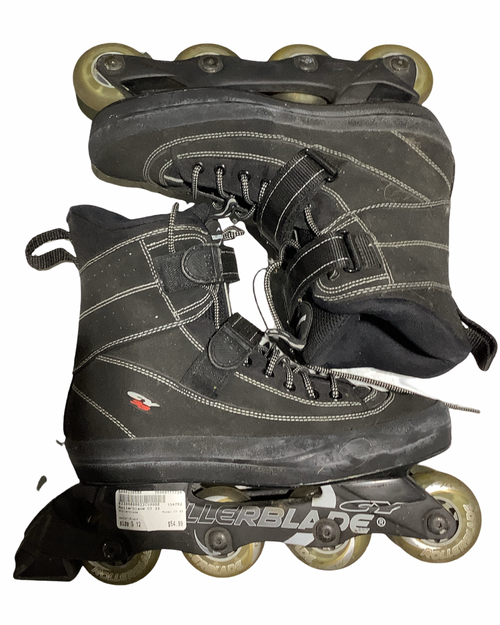 Vist Large View of Product Image Which is Used Rollerblade CY 33 Senior Rec Fitness Skates Black Senior 12