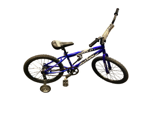 Vist Large View of Product Image Which is Used Huffy ROCK IT 20 Training Wheel Bike Boys Royal Blue 20"