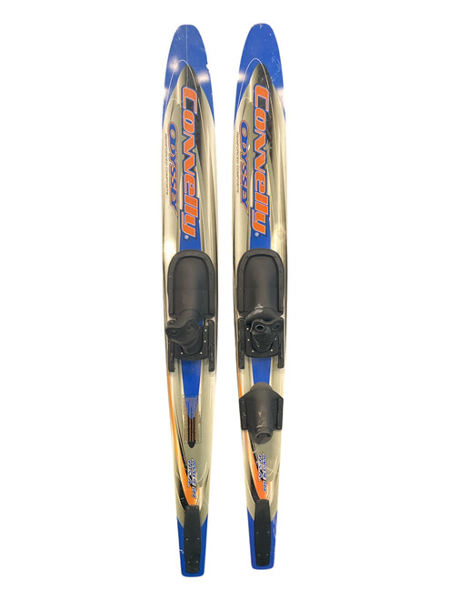 Vist Large View of Product Image Which is Used Connely Pair of Skis Royal Blue 67"