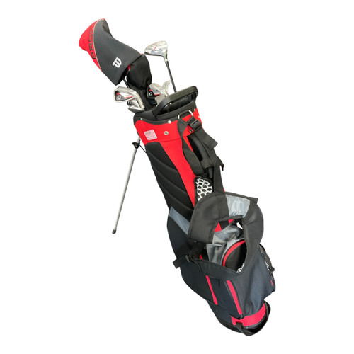 Vist Large View of Product Image Which is Used Wilson PROFILE Mens Package Set RH Red 11 Piece