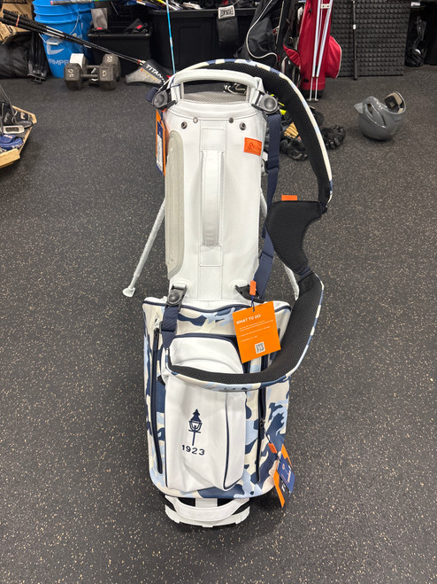 Vist Large View of Product Image Which is Used STITCH STAND BAG Mens Stand Bag White