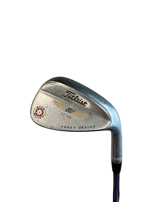 Vist Large View of Product Image Which is Used Titleist SPIN MILLED  52/08 Golf Wedge Mens RH 52 Degree
