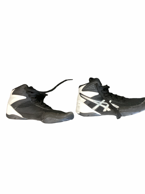 Vist Large View of Product Image Which is Used Asics Wrestling Shoes Black Junior 01.5
