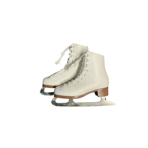 Vist Large View of Product Image Which is Used Jackson GLACIER 120 Girls Figure Skate White Youth 12.0