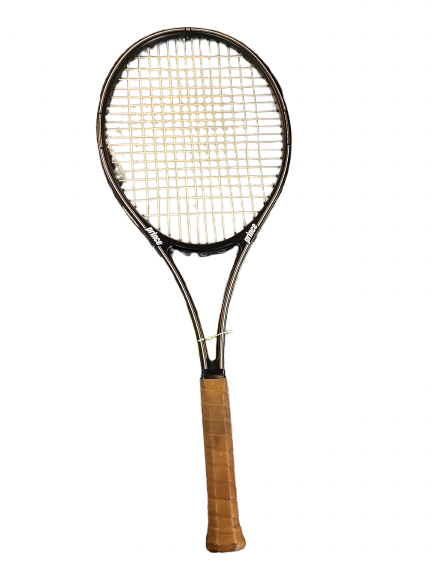 Vist Large View of Product Image Which is Used Prince RACQUET Adult Tennis Racquet Black 4 5/8"