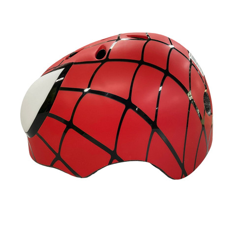 Vist Large View of Product Image Which is Used MARVEL SPIDERMAN BIKE HELMET Bike Helmet Red SM