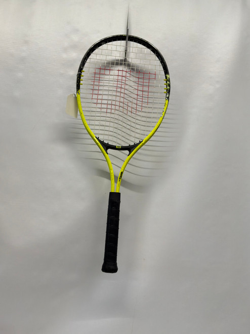 Vist Large View of Product Image Which is Used Wilson SOFTSHOCK 3 Adult Tennis Racquet Yellow Unknown