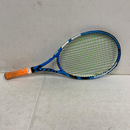 Vist Large View of Product Image Which is Used Babolat PURE DRIVE JR26 Junior Tennis Racquet Royal Blue 26"