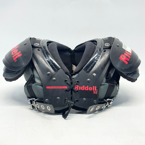 Vist Large View of Product Image Which is Used Riddell S2 YOUTH FB Shoulder Pads Black XS