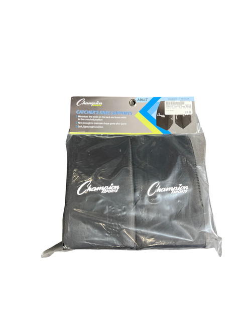 Vist Large View of Product Image Which is Used Champion Sports KNEE SAVERS BB/SB Catchers Knee Savers Black
