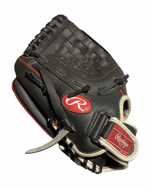 Vist Large View of Product Image Which is Used Rawlings PLAYERS SERIES BB/SB Glove LH Throw Black 11 1/2"