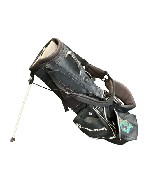 Vist Large View of Product Image Which is Used Taylormade OAK GROVE STAND BAG Teen Stand Bag Black