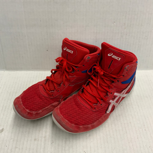 Vist Large View of Product Image Which is Used Asics Wrestling Shoes Red Senior 9.5