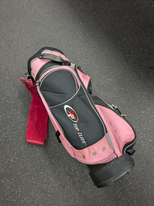 Vist Large View of Product Image Which is Used Top Flite CART BAG Womens Cart Bag Pink