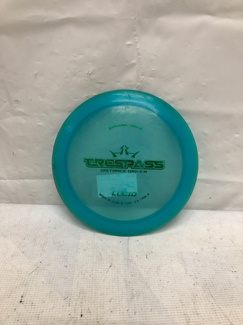 Vist Large View of Product Image Which is Used Dynamic Discs TRESPASS Disc Golf Driver Royal Blue