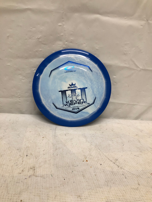 Vist Large View of Product Image Which is Used Latitude 64 KEVIN KIEFER ROYAL Disc Golf Driver Royal Blue