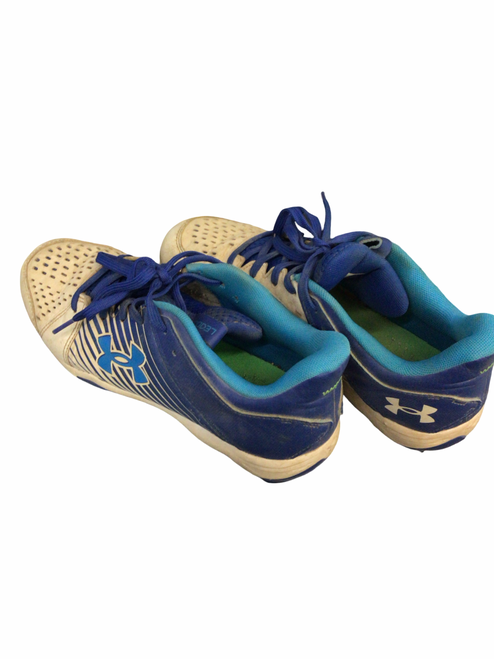 Vist Large View of Product Image Which is Used Under Armour BB/SB Cleats Royal Blue Youth 07.0