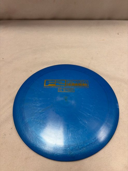 Vist Large View of Product Image Which is Used Innova F2 G STAR Disc Golf Driver Royal Blue