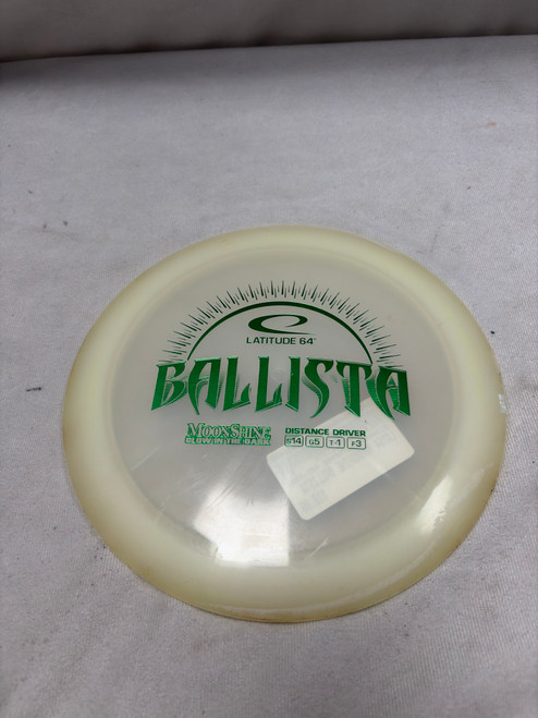 Vist Large View of Product Image Which is Used Latitude 64 MOONSHINE BALLISTA Disc Golf Driver Clear