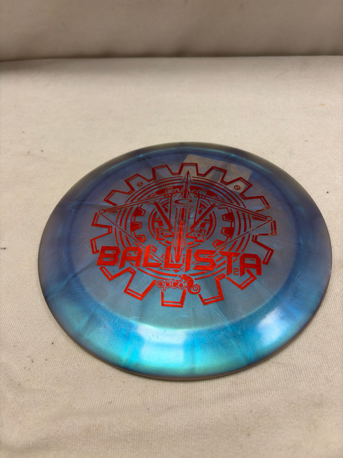 Vist Large View of Product Image Which is Used Latitude 64 BALLISTA Disc Golf Driver Royal Blue