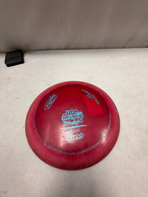Vist Large View of Product Image Which is Used Innova BLIZZARD CHAMP BOSS Disc Golf Driver Red