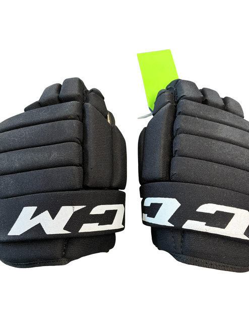 Vist Large View of Product Image Which is Used CCM LTP Junior Gloves Black 10"