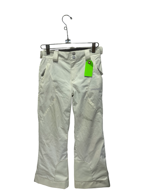 Vist Large View of Product Image Which is Used Spyder Snow Pants White Junior Size 8