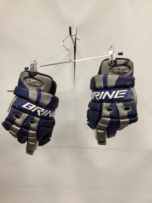 Vist Large View of Product Image Which is Used Brine LAX GLOVES Lacrosse Gloves Mens None LG