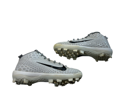 Vist Large View of Product Image Which is Used Nike TROUT BB/SB Cleats Grey Junior 04.5