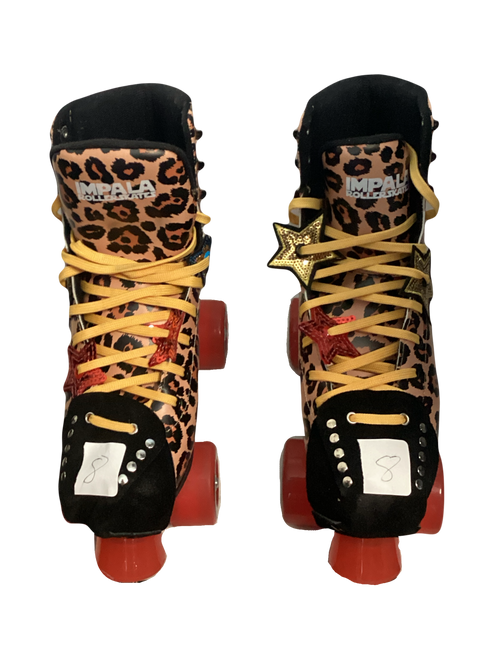 Vist Large View of Product Image Which is Used Impala SIDEWALK Senior Roller Quad Skates Black Senior 8