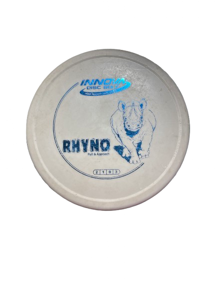 Vist Large View of Product Image Which is Used Innova INNOVA RHYNO PUTT Disc Golf Putter White