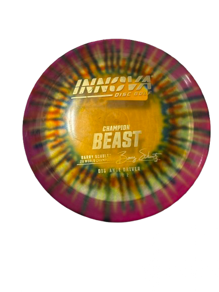 Vist Large View of Product Image Which is Used Innova INNOVA CHAMPION BEAST DRIVER Disc Golf Driver Orange