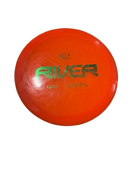 Vist Large View of Product Image Which is Used Latitude 64 LATITUDE 64 RIVER Disc Golf Driver Orange