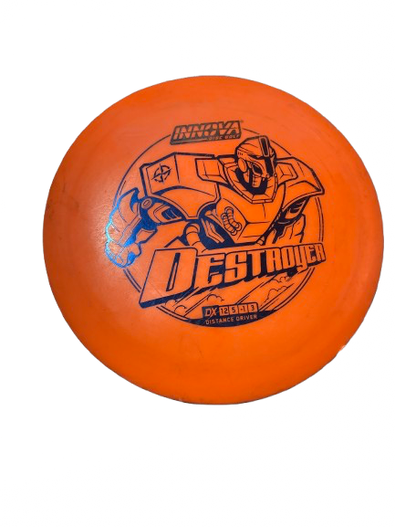Vist Large View of Product Image Which is Used Innova INNOVA DESTROYER DISTANCE DRIVER Disc Golf Driver Orange