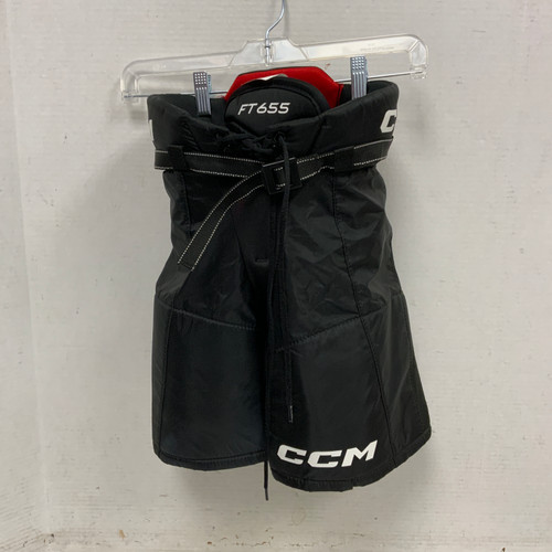 Vist Large View of Product Image Which is Used CCM FT 655 Youth Pant Black LG