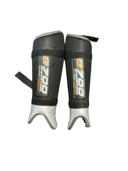 Vist Large View of Product Image Which is Used G700 FH Shin Guards Black 16"