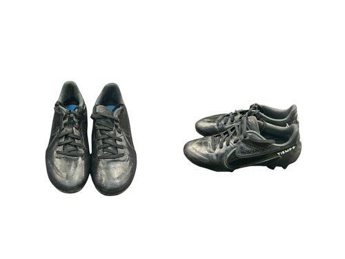 Vist Large View of Product Image Which is Used Nike NIKE TIEMPO CLEATS Soccer Cleats Black Senior 6.5