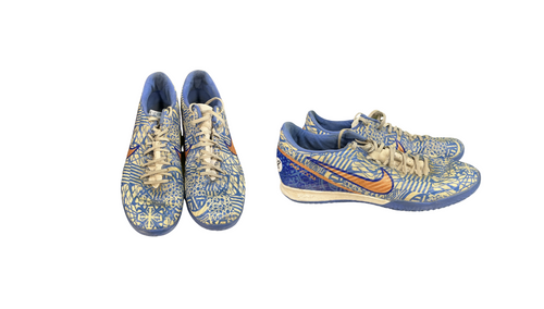Vist Large View of Product Image Which is Used Nike NIKE MERCURIAL CR7 Soccer Indoor Shoes Royal Blue Senior 8