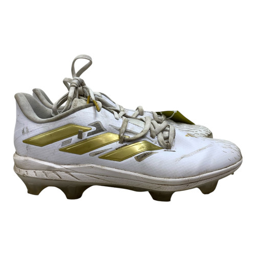 Vist Large View of Product Image Which is Used Adidas ADIDAS ADIZERO BB CLEATS BB/SB Cleats White Youth 09.0