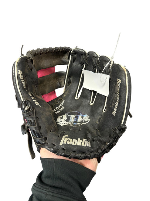Vist Large View of Product Image Which is Used Franklin RTP BB/SB Glove T-ball Black 9 1/2"