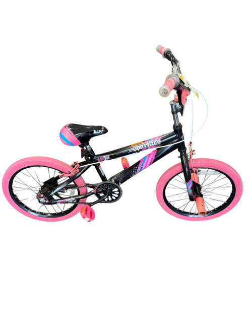 Vist Large View of Product Image Which is Used Kent SPARKLES Training Wheel Bike Girls Pink 14"